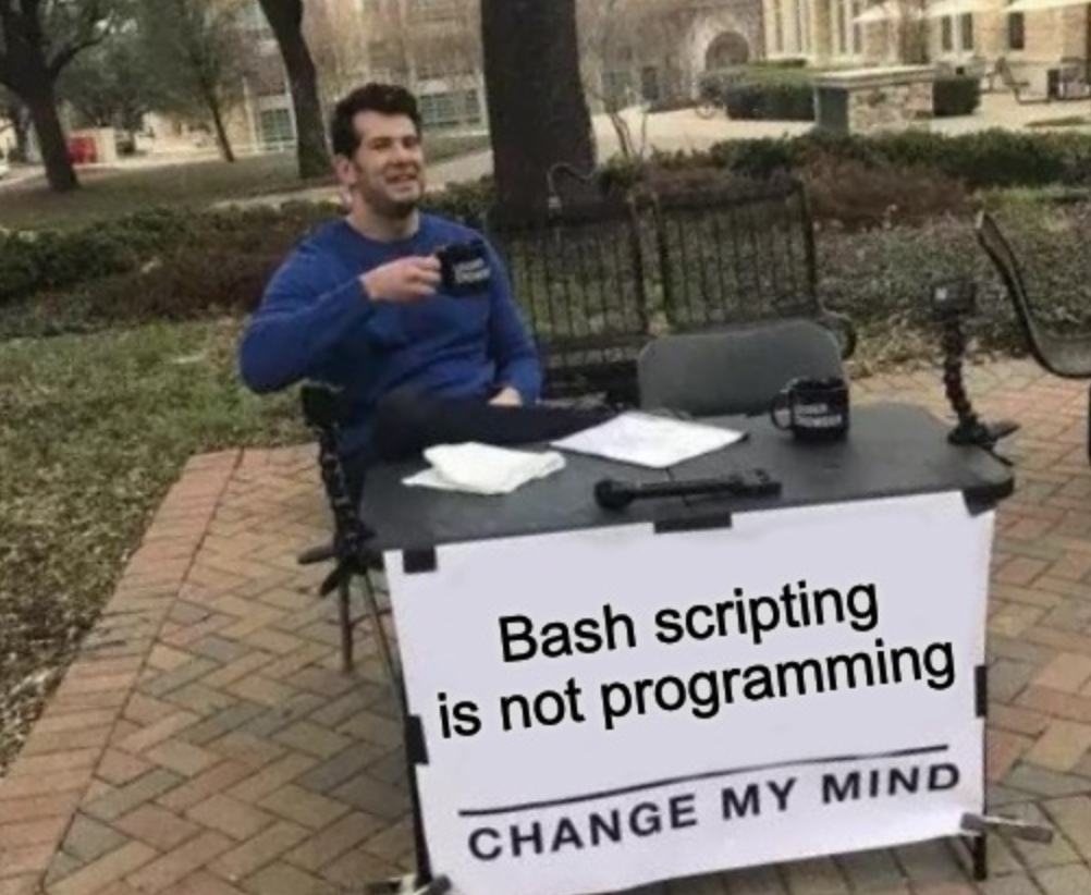 no bash